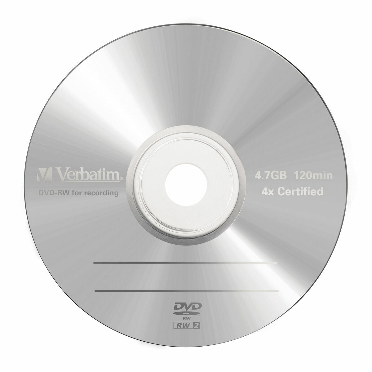 DVD-RW Verbatim VB-DMW44JC 5 Units DVD-RW Verbatim VB-DMW44JC 5 Units
