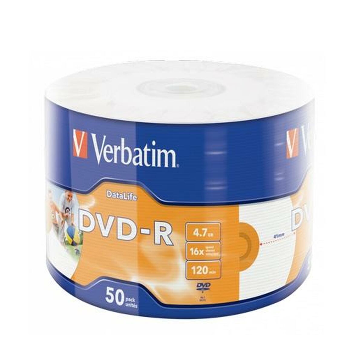 DVD-R Verbatim 50 Units 4,7 GB 16x DVD-R Verbatim 50 Units 4,7 GB 16x