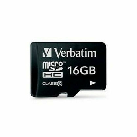 Micro SD Card Verbatim 44010 16 GB Micro SD Card Verbatim 44010 16 GB