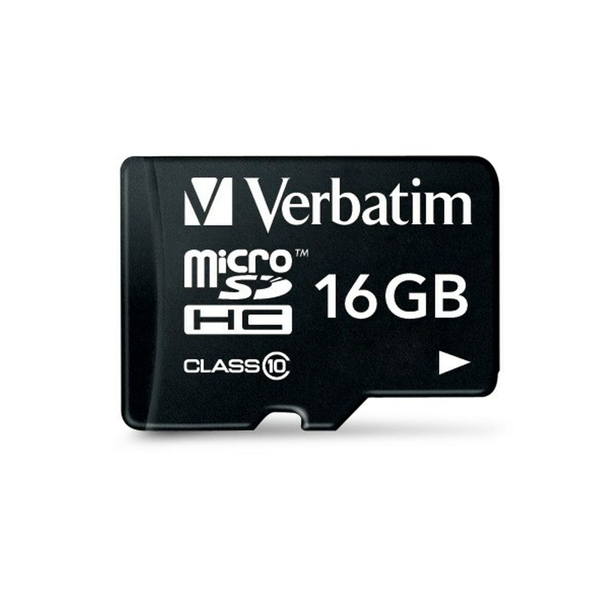 Micro SD Memory Card with Adaptor Verbatim Black 16 GB Micro SD Memory Card with Adaptor Verbatim Black 16 GB