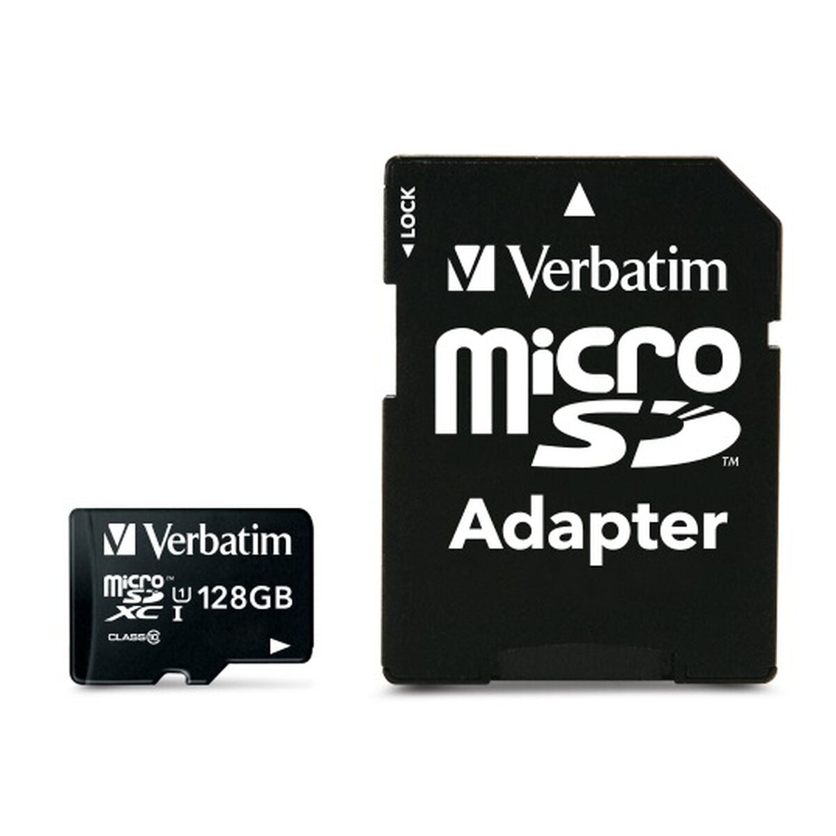 Micro SD Memory Card with Adaptor Verbatim 44085 Micro SD Memory Card with Adaptor Verbatim 44085