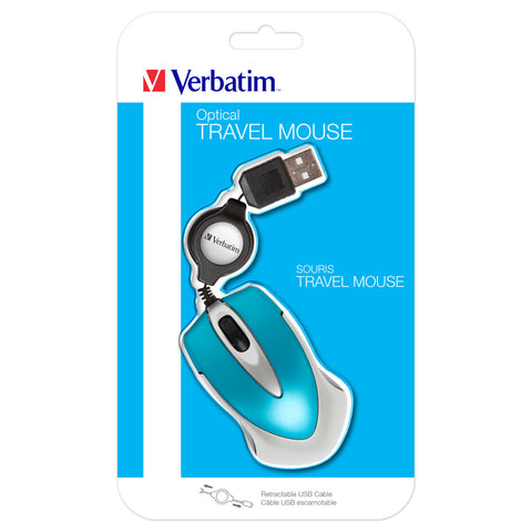 Optical mouse Mini Travel Verbatim 49022 Blue Optical mouse Mini Travel Verbatim 49022 Blue