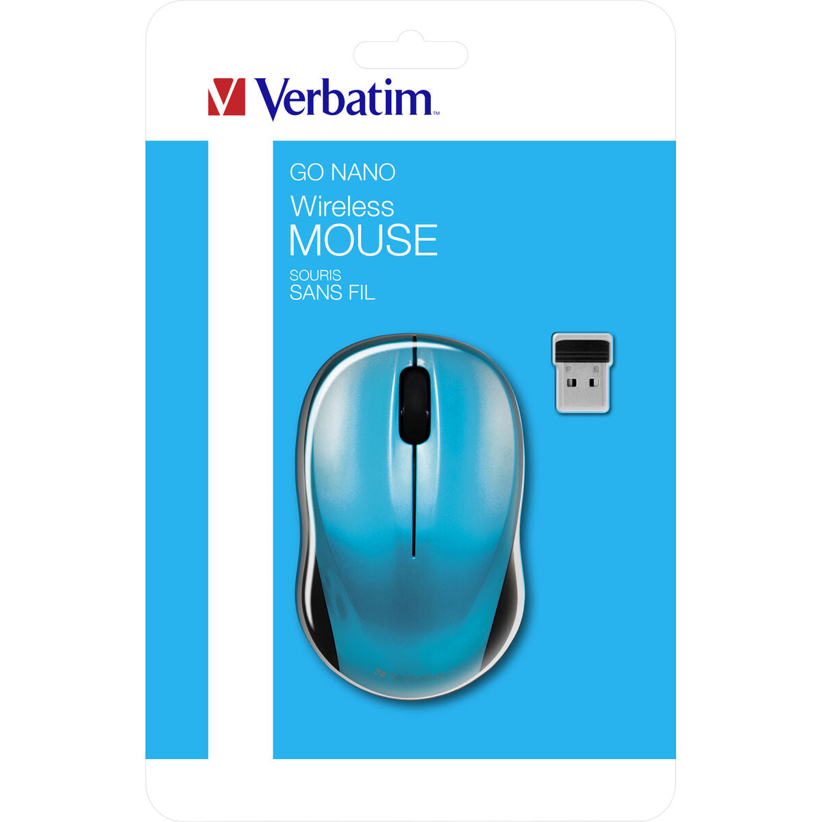 Mouse Verbatim 49044 Blue Cyan Mouse Verbatim 49044 Blue Cyan