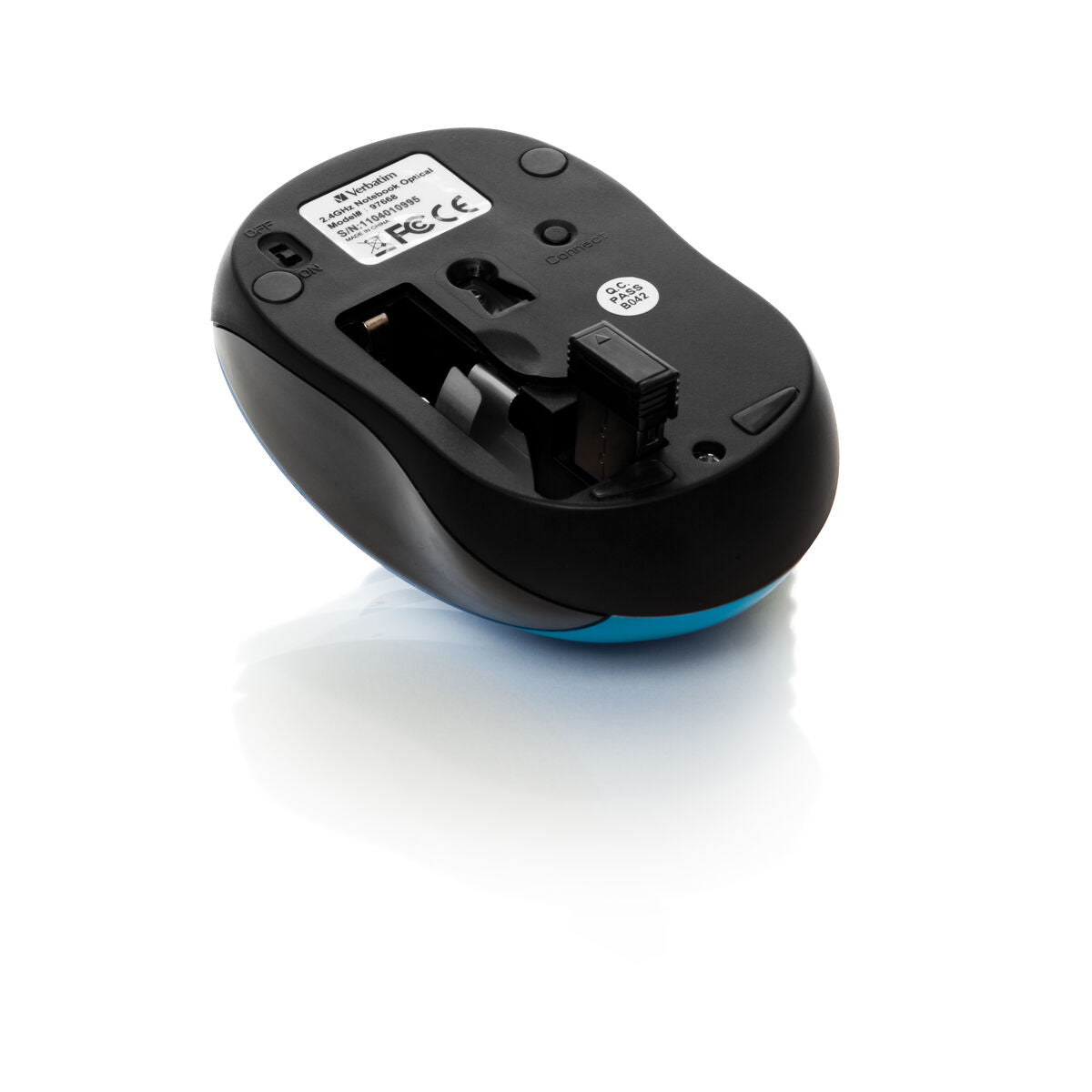 Mouse Verbatim 49044 Blue Cyan Mouse Verbatim 49044 Blue Cyan