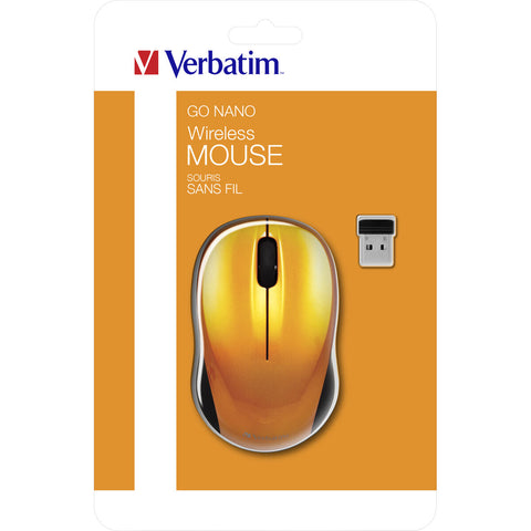 Optical mouse Verbatim GO NANO Orange Optical mouse Verbatim GO NANO Orange