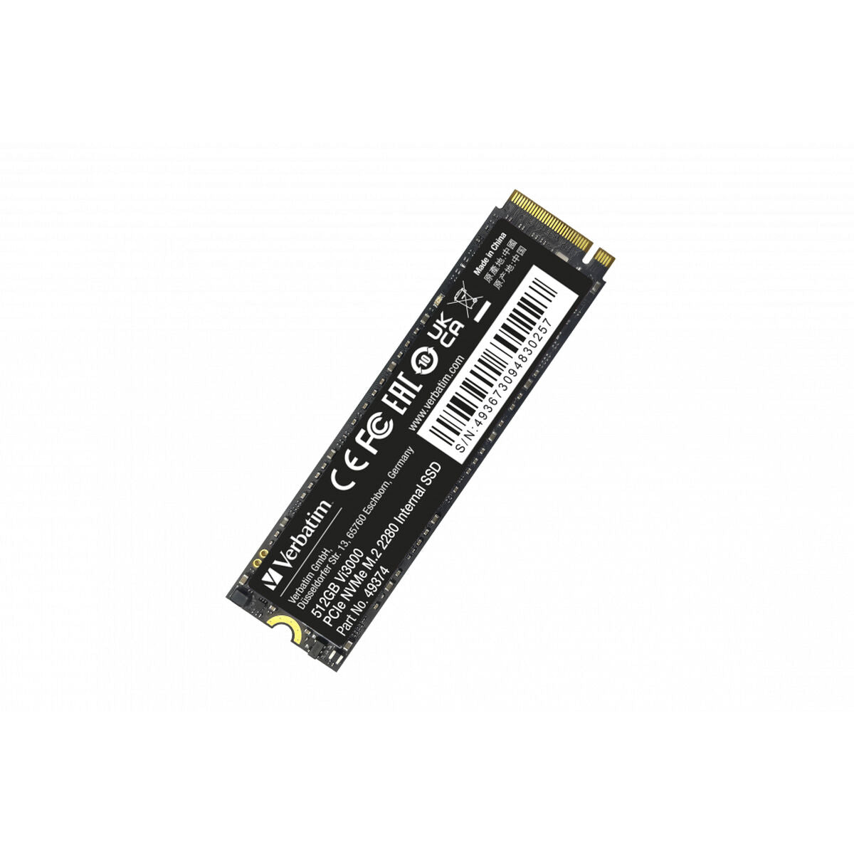 Hard Drive Verbatim VI3000 512 GB SSD Hard Drive Verbatim VI3000 512 GB SSD