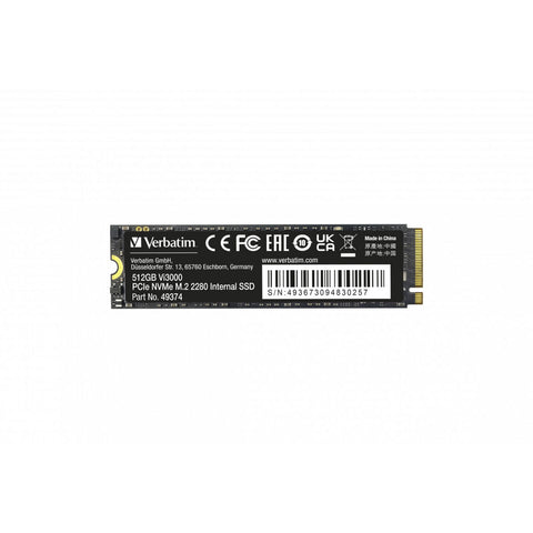 Hard Drive Verbatim VI3000 512 GB SSD Hard Drive Verbatim VI3000 512 GB SSD