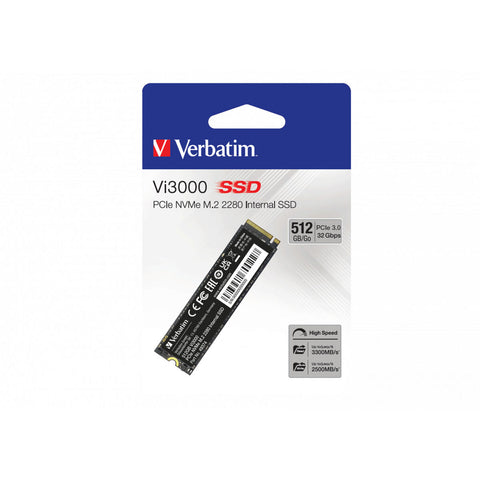 Hard Drive Verbatim VI3000 512 GB SSD Hard Drive Verbatim VI3000 512 GB SSD