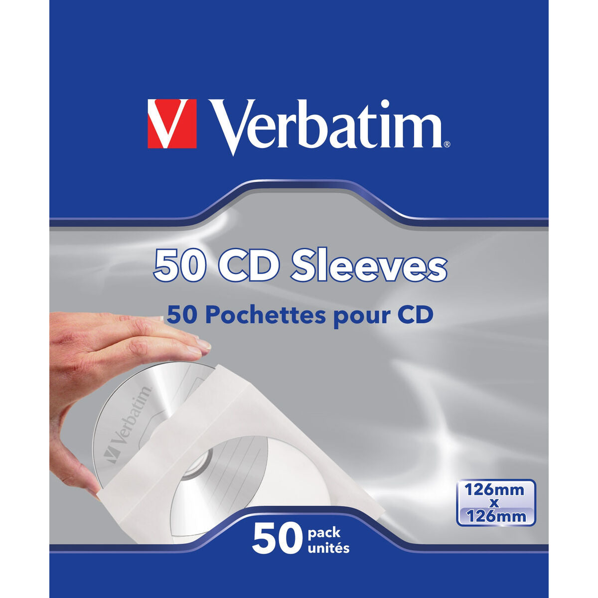 Hard drive case Verbatim Fundas de CD, paq 50 Hard drive case Verbatim Fundas de CD, paq 50