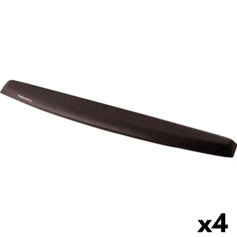 Wrist rest Fellowes    Black Cloth Foam 4 Units (23 x 490 x 58 mm) Wrist rest Fellowes    Black Cloth Foam 4 Units (23 x 490 x 58 mm)