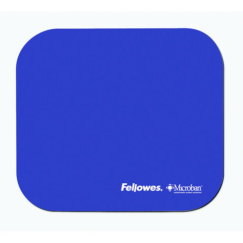 Mouse Mat Fellowes Microban Blue Mouse Mat Fellowes Microban Blue