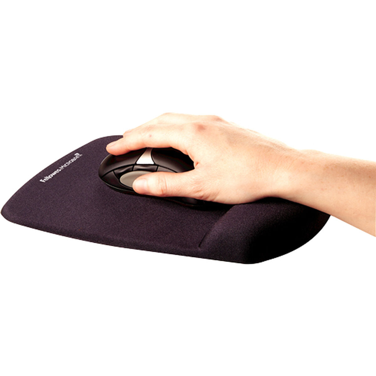 Mat with Wrist Rest Fellowes Black Mat with Wrist Rest Fellowes Black