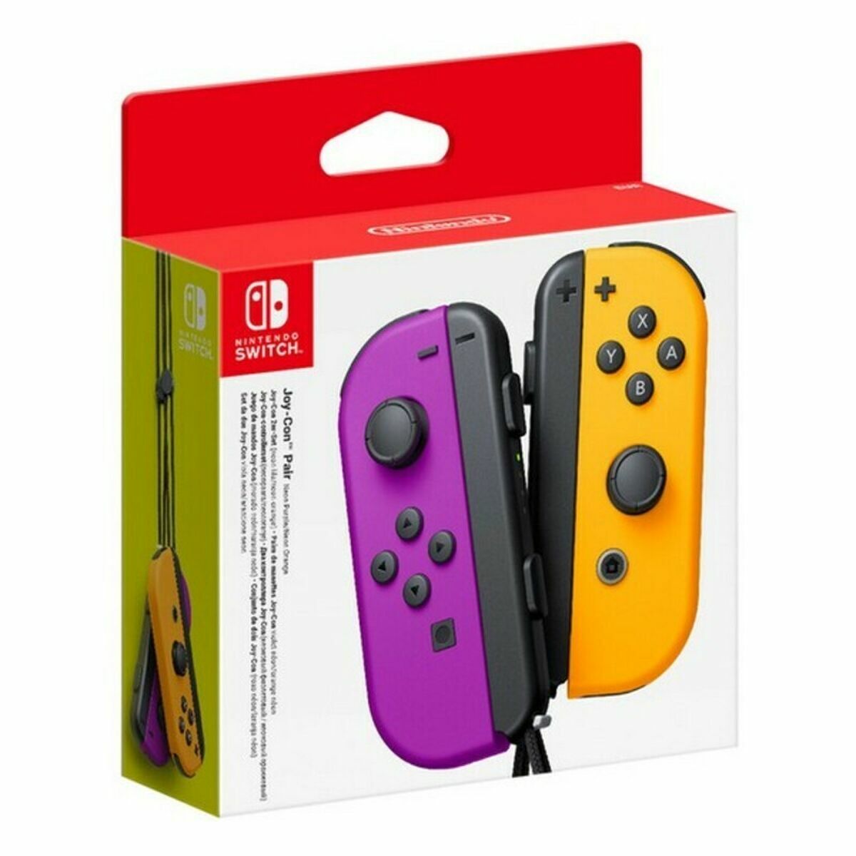 Wireless Gamepad Nintendo Joy-Con Purple Orange Wireless Gamepad Nintendo Joy-Con Purple Orange