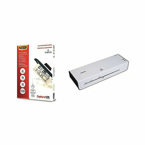 Laminating sleeves Fellowes 5307407 Transparent Laminate (100 Units) (100 pcs) Laminating sleeves Fellowes 5307407 Transparent Laminate (100 Units) (100 pcs)