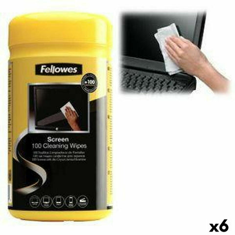 Cleaning Wipe Fellowes 9970330 Dispenser Screen 100 Pieces Cleaning Wipe Fellowes 9970330 Dispenser Screen 100 Pieces