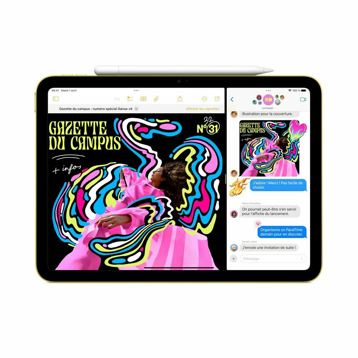 Tablet Apple iPad 2025 11th Yellow 11" 512 GB Tablet Apple iPad 2025 11th Yellow 11" 512 GB