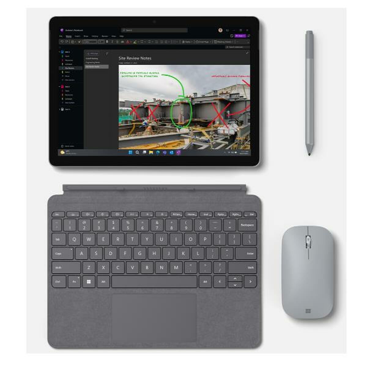 Laptop Microsoft XIG-00004 10,5" 8 GB RAM 256 GB Silver Spanish Qwerty Laptop Microsoft XIG-00004 10,5" 8 GB RAM 256 GB Silver Spanish Qwerty