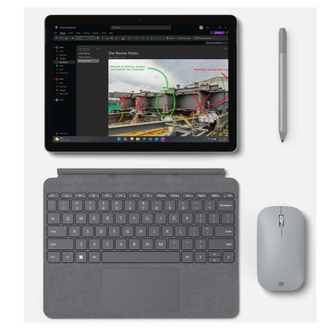 Laptop Microsoft XIG-00004 10,5" 8 GB RAM 256 GB Silver Spanish Qwerty Laptop Microsoft XIG-00004 10,5" 8 GB RAM 256 GB Silver Spanish Qwerty