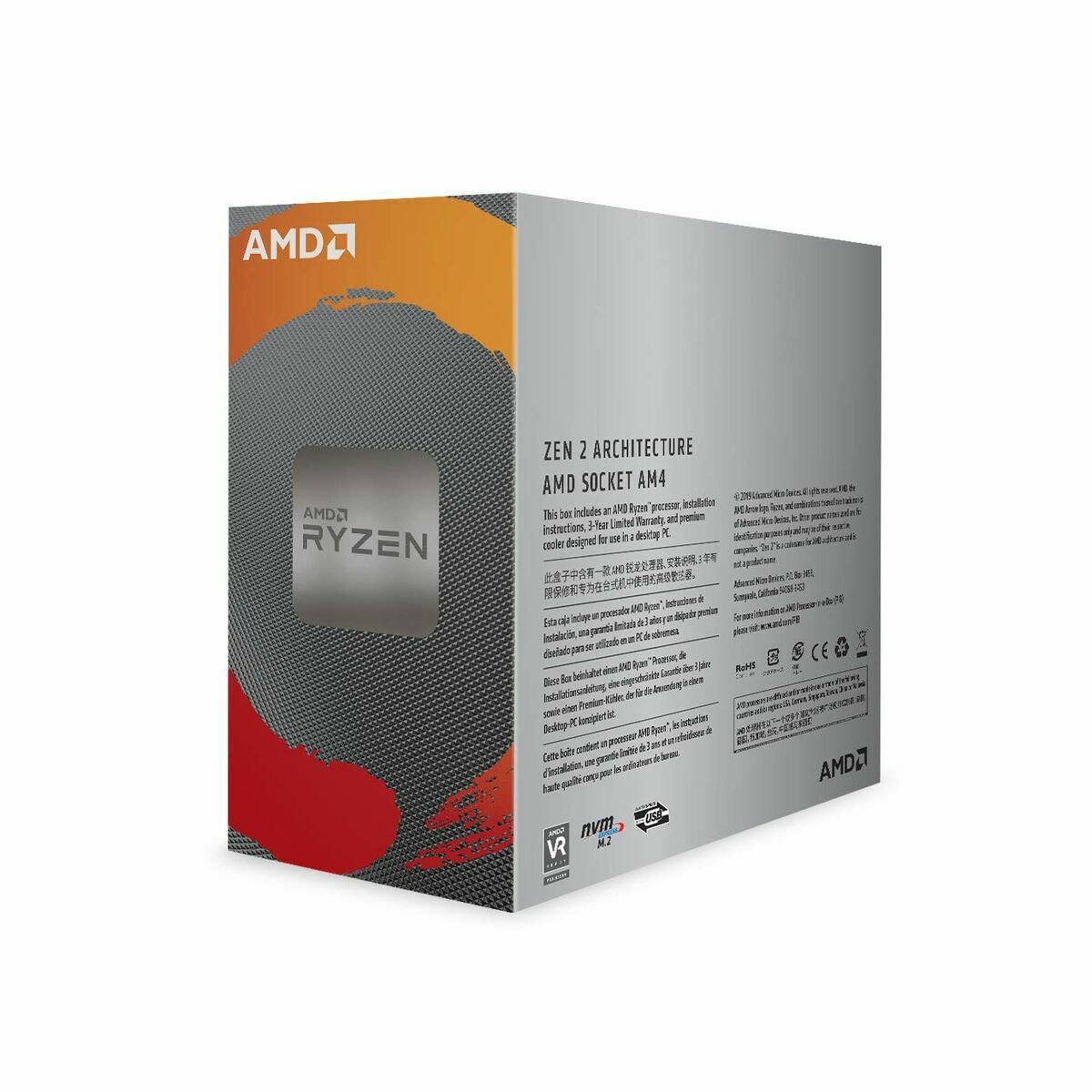 Processor AMD Ryzen 3 3600 64 bits AMD AM4 Processor AMD Ryzen 3 3600 64 bits AMD AM4
