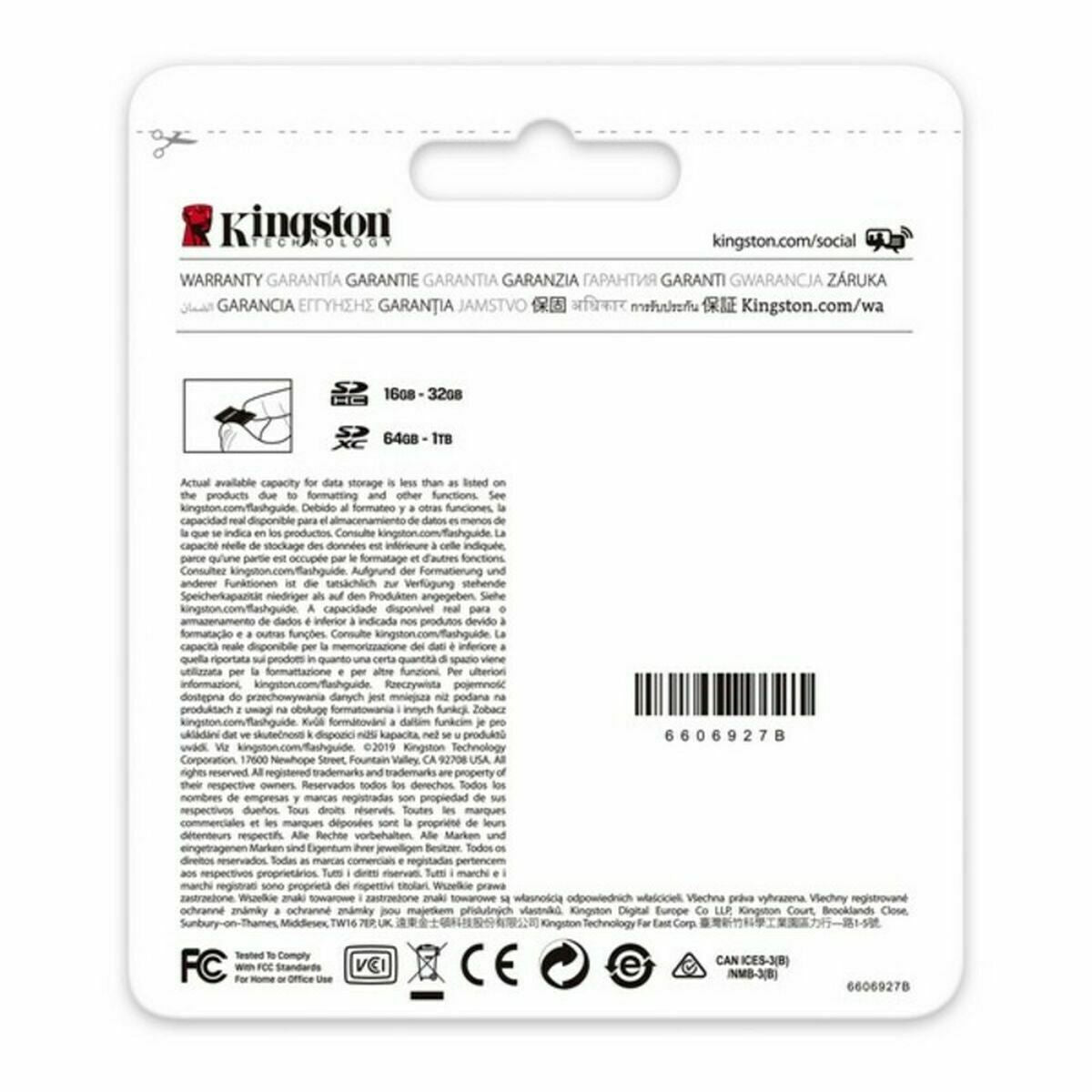 SD Memory Card Kingston Canvas Select Plus 256 GB SD Memory Card Kingston Canvas Select Plus 256 GB