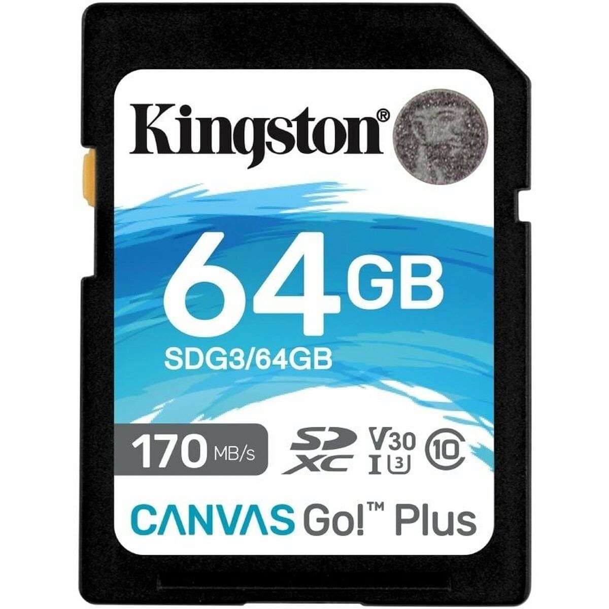 SDXC Memory Card Kingston Canvas Go! Plus 64 GB SDXC Memory Card Kingston Canvas Go! Plus 64 GB