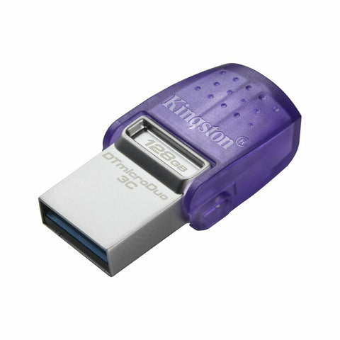 USB stick Kingston DataTraveler  microDuo 3C Steel 128 GB (1 Unit) USB stick Kingston DataTraveler  microDuo 3C Steel 128 GB (1 Unit)
