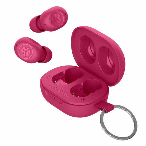 Wireless Earphones with Charging Case JLab IEUEBJBMINIRPNK124 Pink Wireless Earphones with Charging Case JLab IEUEBJBMINIRPNK124 Pink