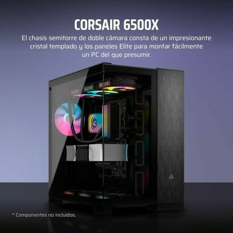 ATX Semi-tower Box Corsair CC-9011283-WW Black Multicolour Aluminium ATX Semi-tower Box Corsair CC-9011283-WW Black Multicolour Aluminium