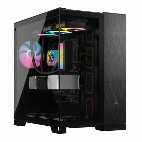ATX Semi-tower Box Corsair CC-9011283-WW Black Multicolour Aluminium ATX Semi-tower Box Corsair CC-9011283-WW Black Multicolour Aluminium