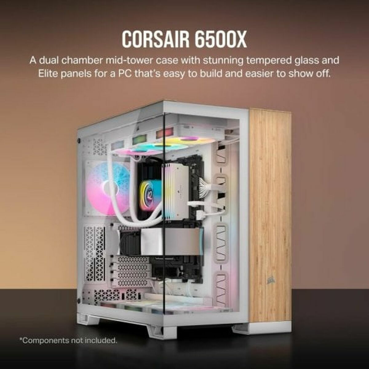 ATX Semi-tower Box Corsair CC-9011284-WW White Multicolour ATX Semi-tower Box Corsair CC-9011284-WW White Multicolour