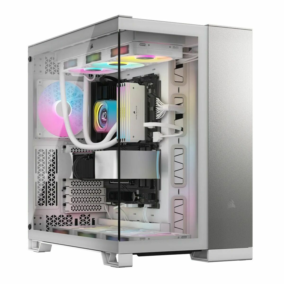ATX Semi-tower Box Corsair CC-9011285-WW White Grey Multicolour ATX Semi-tower Box Corsair CC-9011285-WW White Grey Multicolour