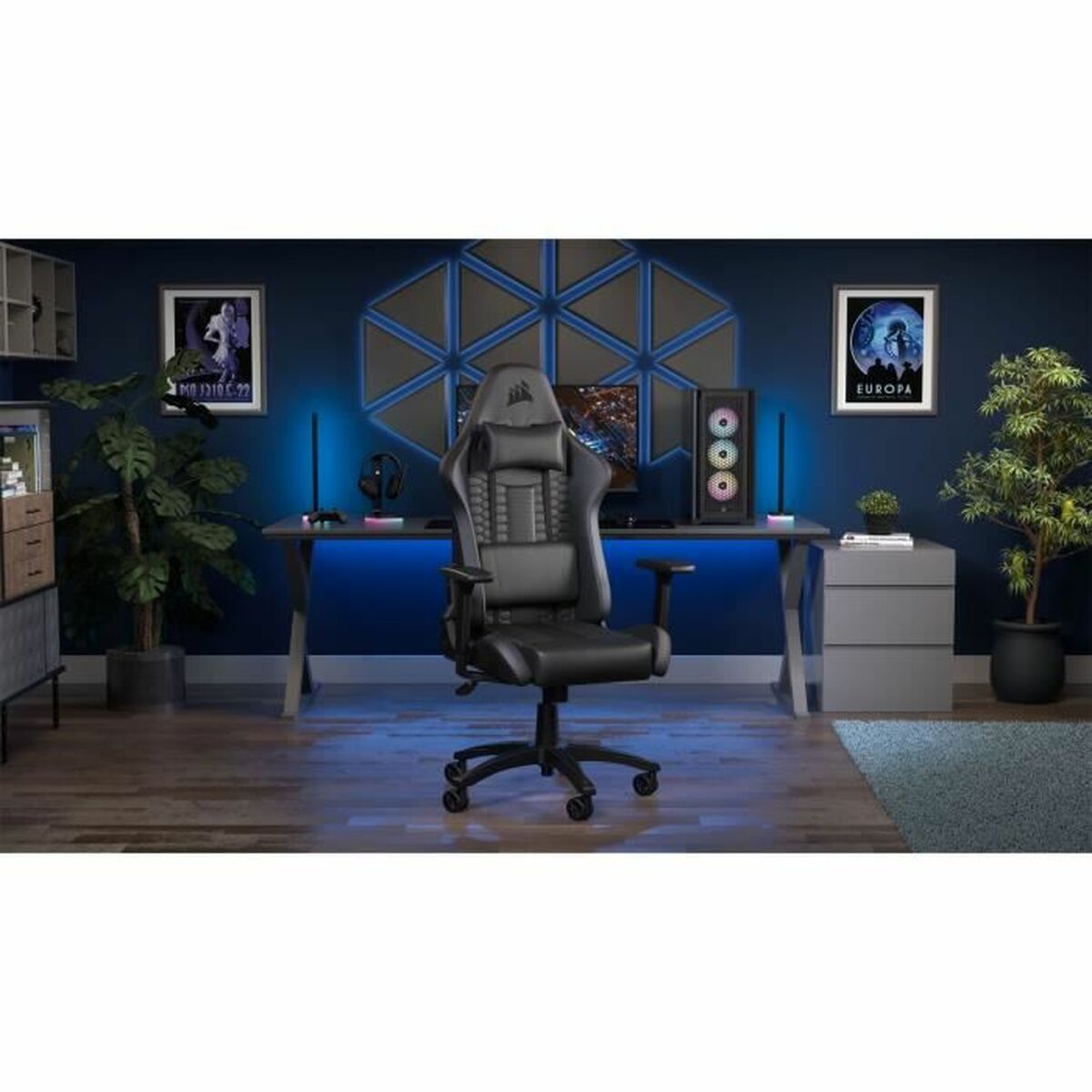 Gaming Chair Corsair TC100 Black Gaming Chair Corsair TC100 Black