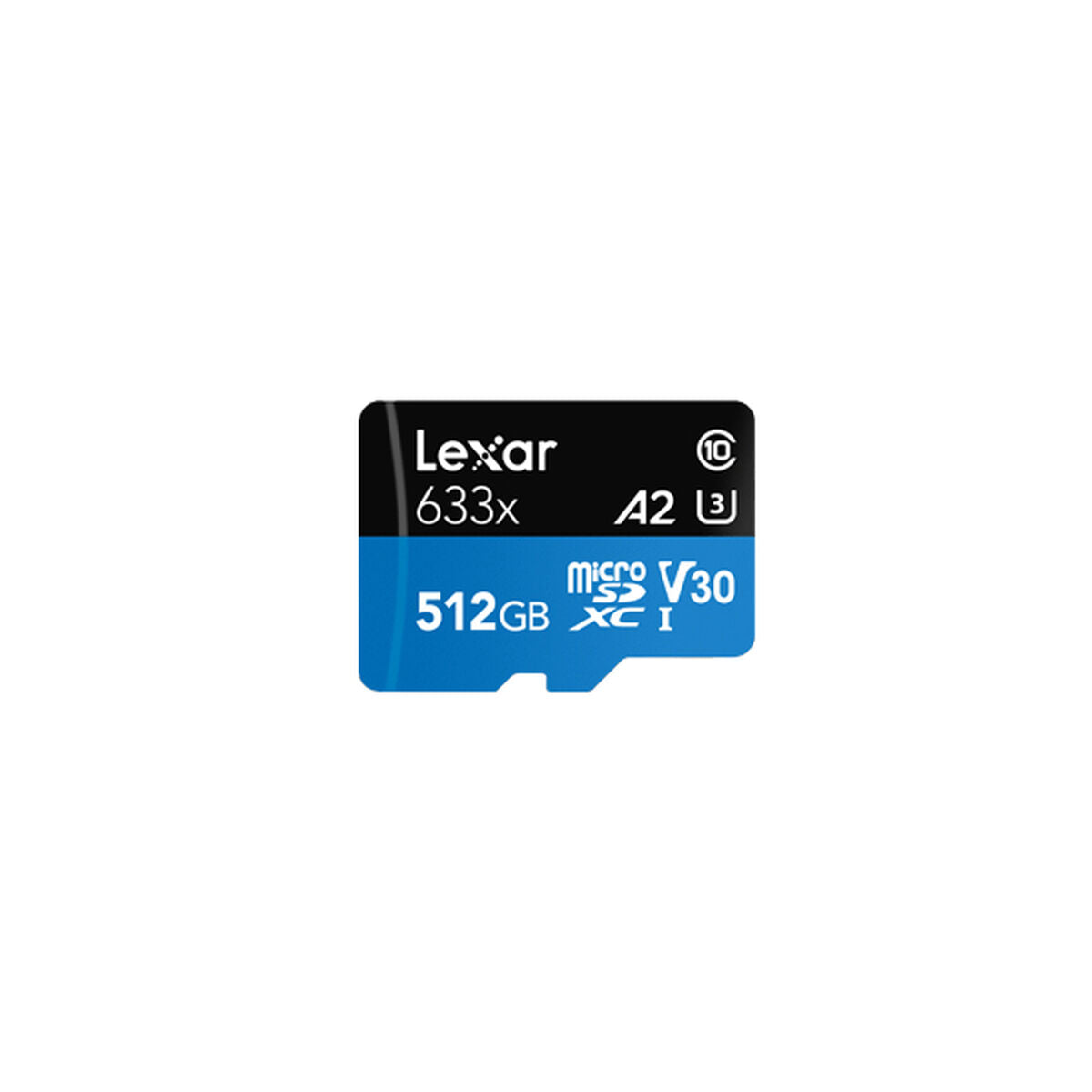 Micro SD Memory Card with Adaptor Lexar 633x 512 GB Micro SD Memory Card with Adaptor Lexar 633x 512 GB