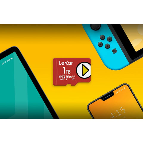 Micro SD Card Lexar LMSPLAY001T-BNNNG 1 TB Micro SD Card Lexar LMSPLAY001T-BNNNG 1 TB