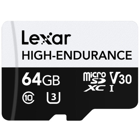 Micro SD Card Lexar High-Endurance 64 GB Micro SD Card Lexar High-Endurance 64 GB