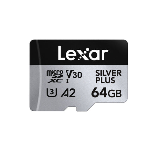 Micro SD Card Lexar Lexar Professional SILVER PLUS 64 GB Micro SD Card Lexar Lexar Professional SILVER PLUS 64 GB