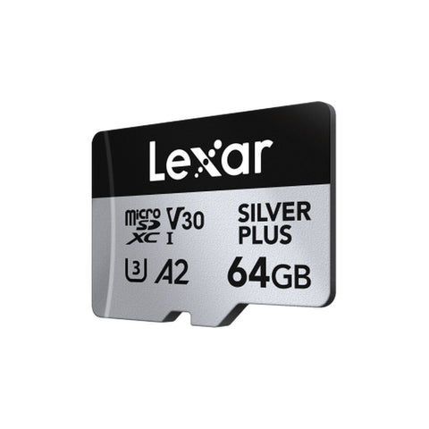 Micro SD Card Lexar Lexar Professional SILVER PLUS 64 GB Micro SD Card Lexar Lexar Professional SILVER PLUS 64 GB