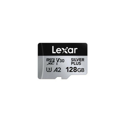Micro SD Card Lexar High Performance SILVER PLUS 128 GB Micro SD Card Lexar High Performance SILVER PLUS 128 GB