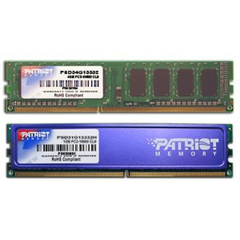 RAM Memory Patriot Memory PSD34G13332 DDR3 4 GB CL9 RAM Memory Patriot Memory PSD34G13332 DDR3 4 GB CL9