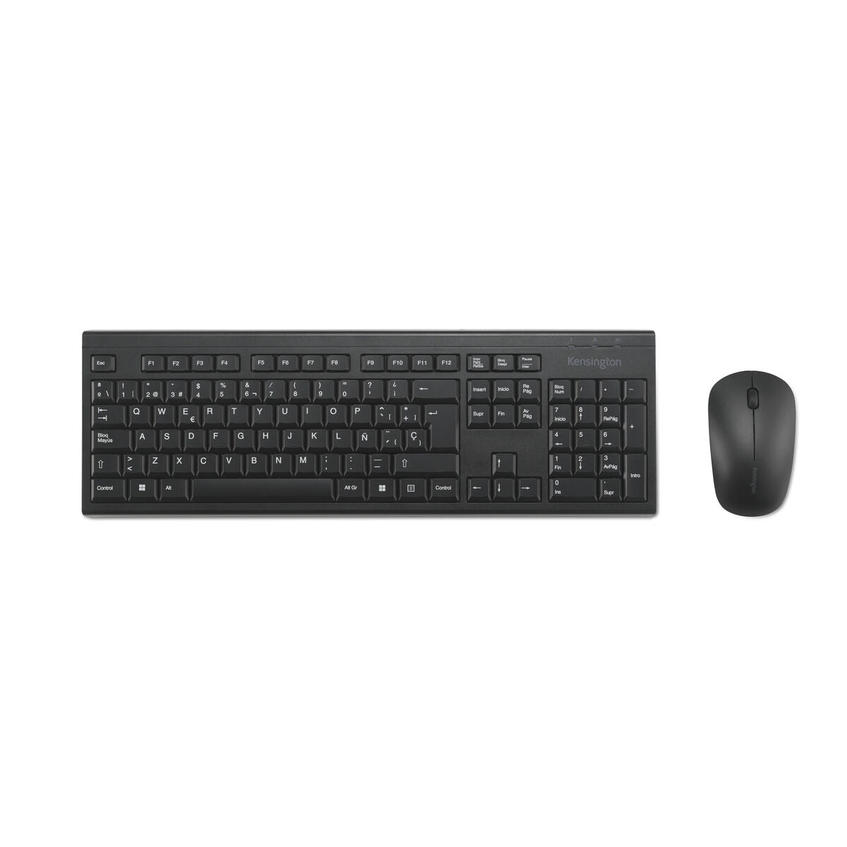 Keyboard and Mouse Kensington K75562ES Black Spanish QWERTY Keyboard and Mouse Kensington K75562ES Black Spanish QWERTY