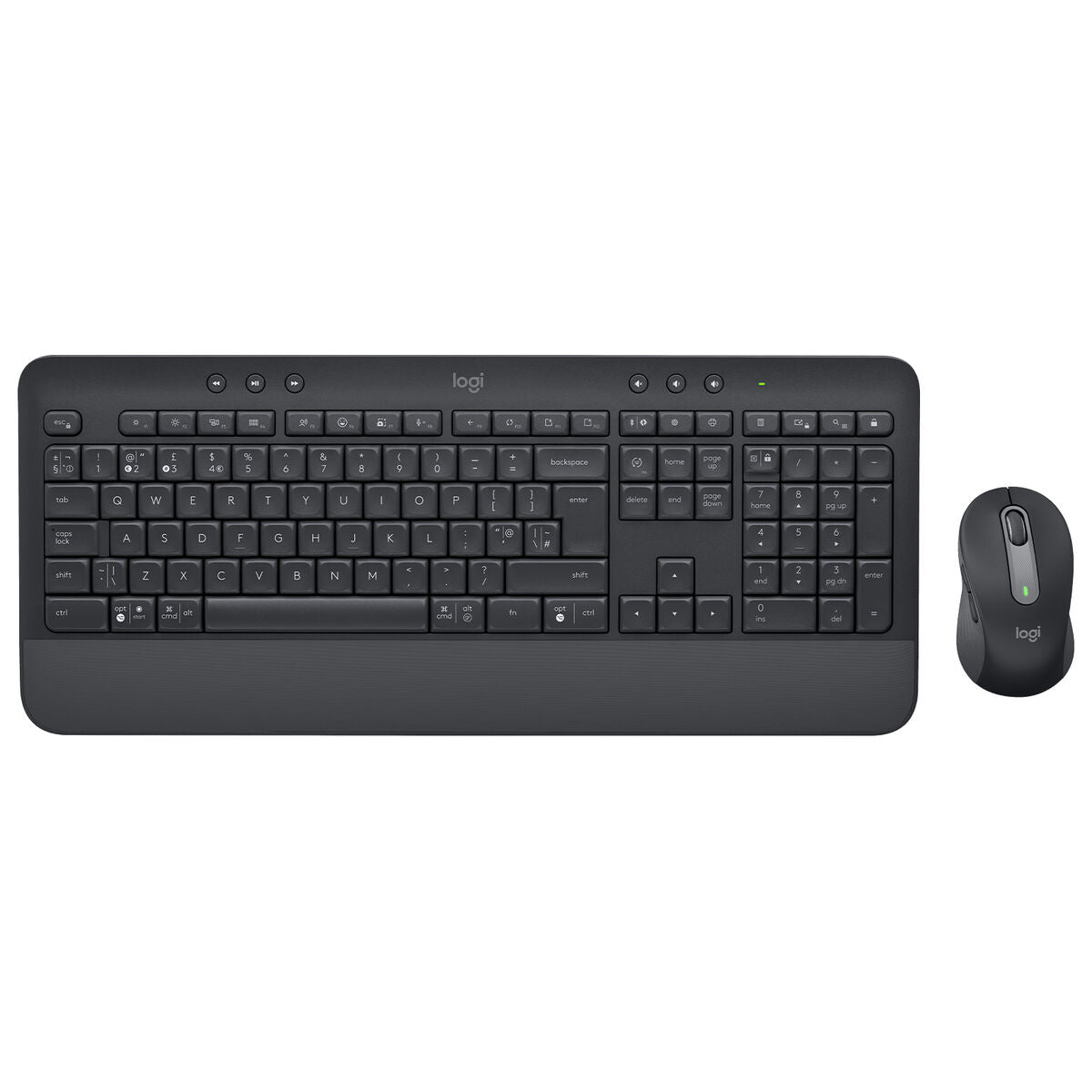 Keyboard and Wireless Mouse Logitech MK650 Graphite English QWERTY Keyboard and Wireless Mouse Logitech MK650 Graphite English QWERTY