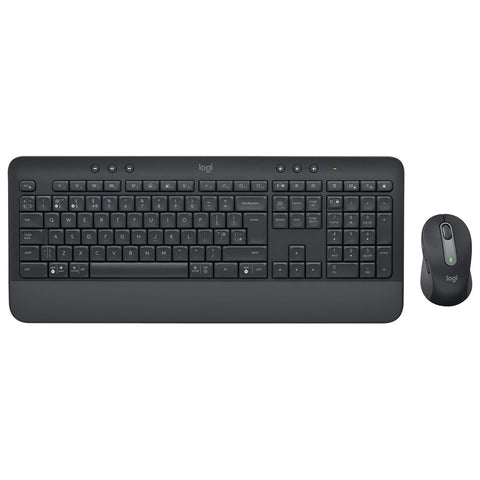 Keyboard and Wireless Mouse Logitech MK650 Graphite English QWERTY Keyboard and Wireless Mouse Logitech MK650 Graphite English QWERTY