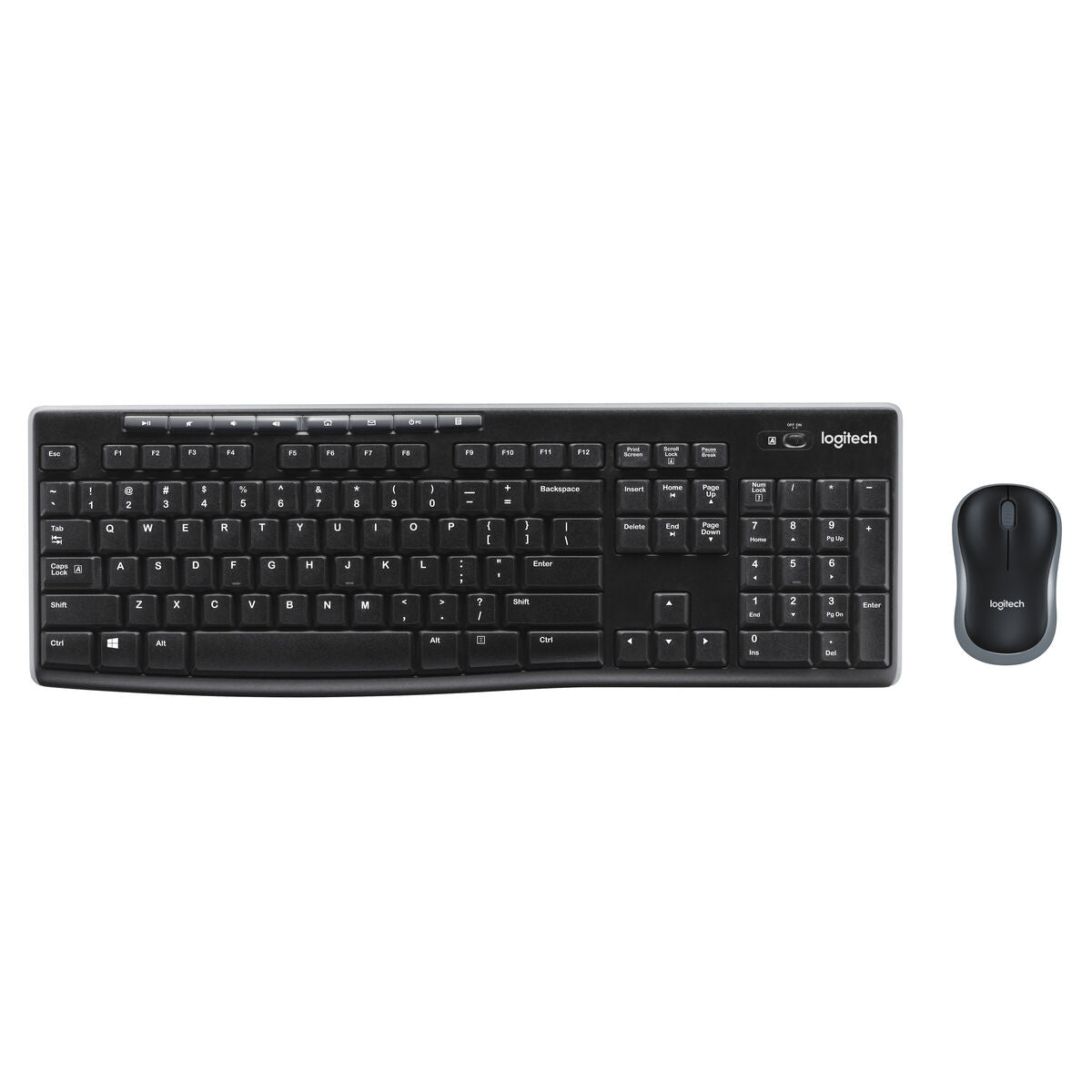 Keyboard and Wireless Mouse Logitech 920-004512 Qwerty Italian Italian Keyboard and Wireless Mouse Logitech 920-004512 Qwerty Italian Italian