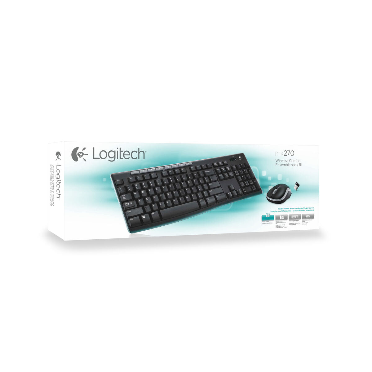 Keyboard and Wireless Mouse Logitech 920-004512 Qwerty Italian Italian Keyboard and Wireless Mouse Logitech 920-004512 Qwerty Italian Italian