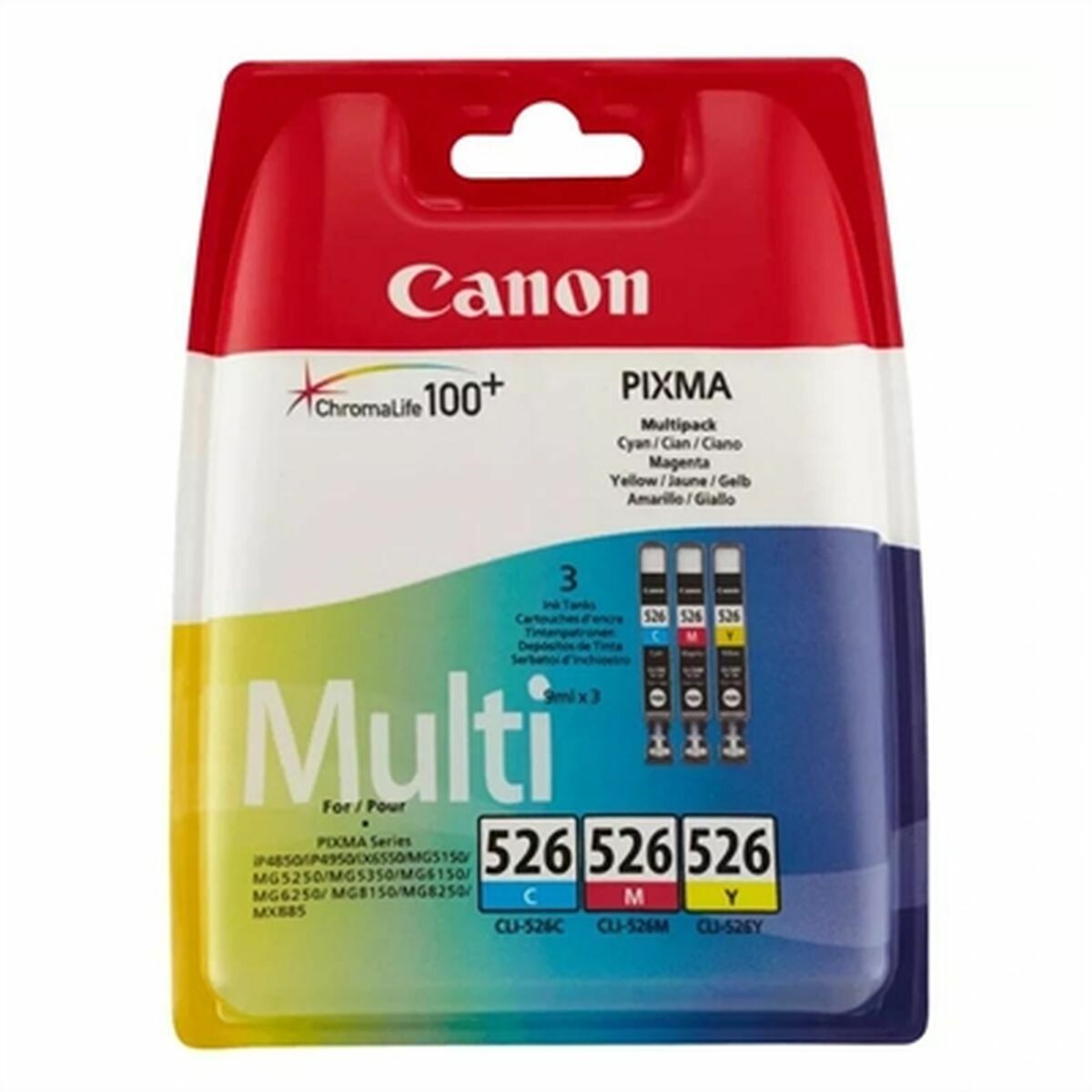 Original Ink Cartridge Canon 4541B009 Cyan/Magenta/Yellow 9 ml x 3 Yellow Cyan Magenta Original Ink Cartridge Canon 4541B009 Cyan/Magenta/Yellow 9 ml x 3 Yellow Cyan Magenta