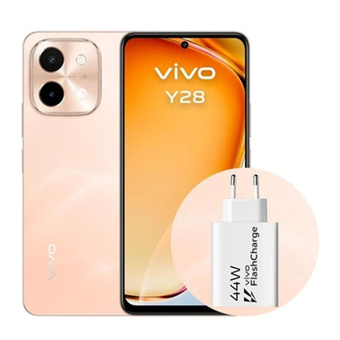 Smartphone Vivo VIVO Y28 6,7" MediaTek Helio G85 4 GB RAM 128 GB Orange Smartphone Vivo VIVO Y28 6,7" MediaTek Helio G85 4 GB RAM 128 GB Orange