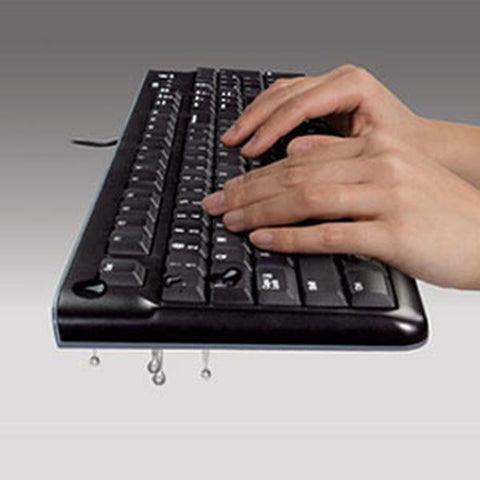 Keyboard Logitech K120 Black Spanish Qwerty Qwerty US Keyboard Logitech K120 Black Spanish Qwerty Qwerty US