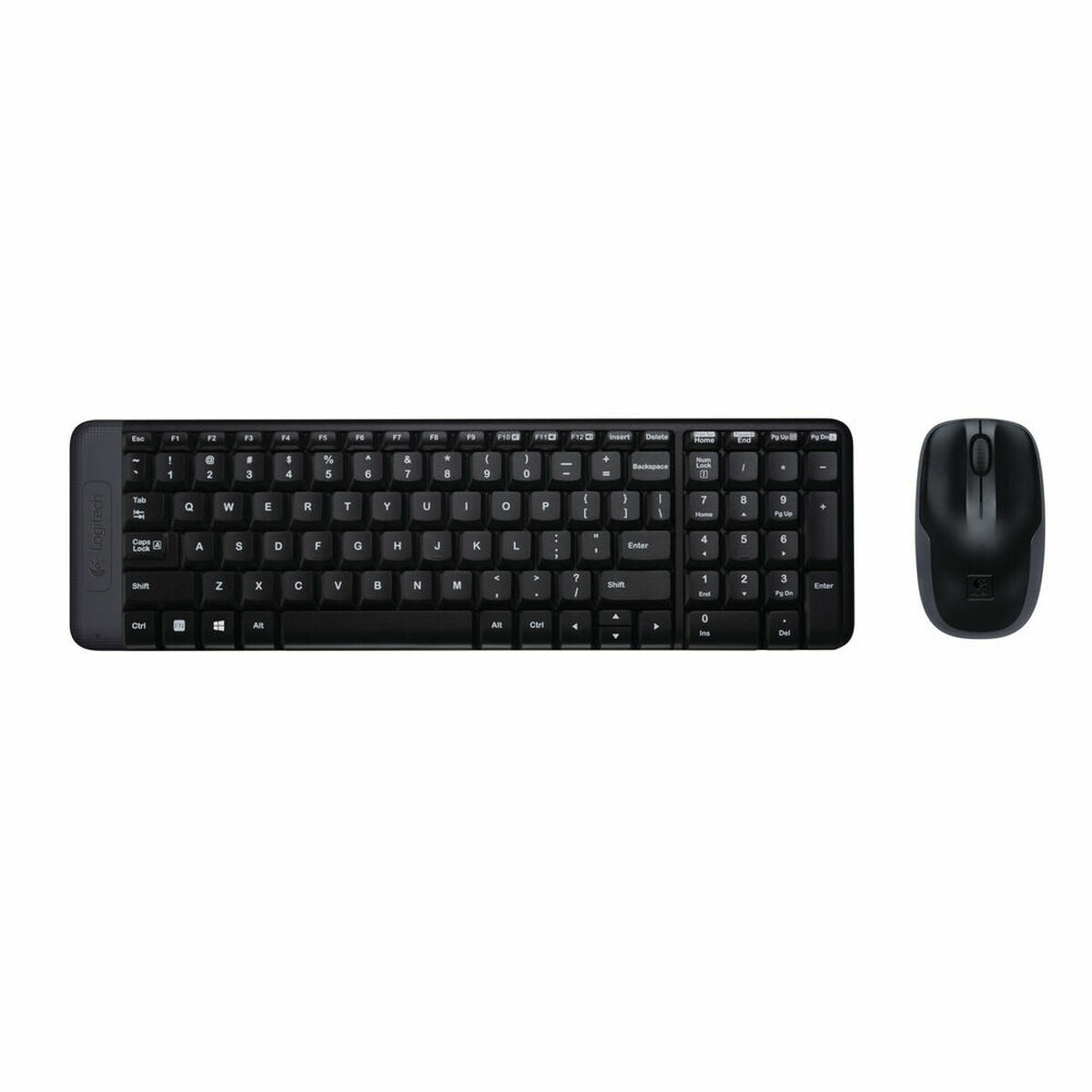 Keyboard and Mouse Logitech Wireless Combo MK220 Black QWERTY Qwerty US Keyboard and Mouse Logitech Wireless Combo MK220 Black QWERTY Qwerty US