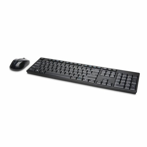 Keyboard and Wireless Mouse Kensington K75230ES Black Spanish Spanish Qwerty QWERTY Keyboard and Wireless Mouse Kensington K75230ES Black Spanish Spanish Qwerty QWERTY