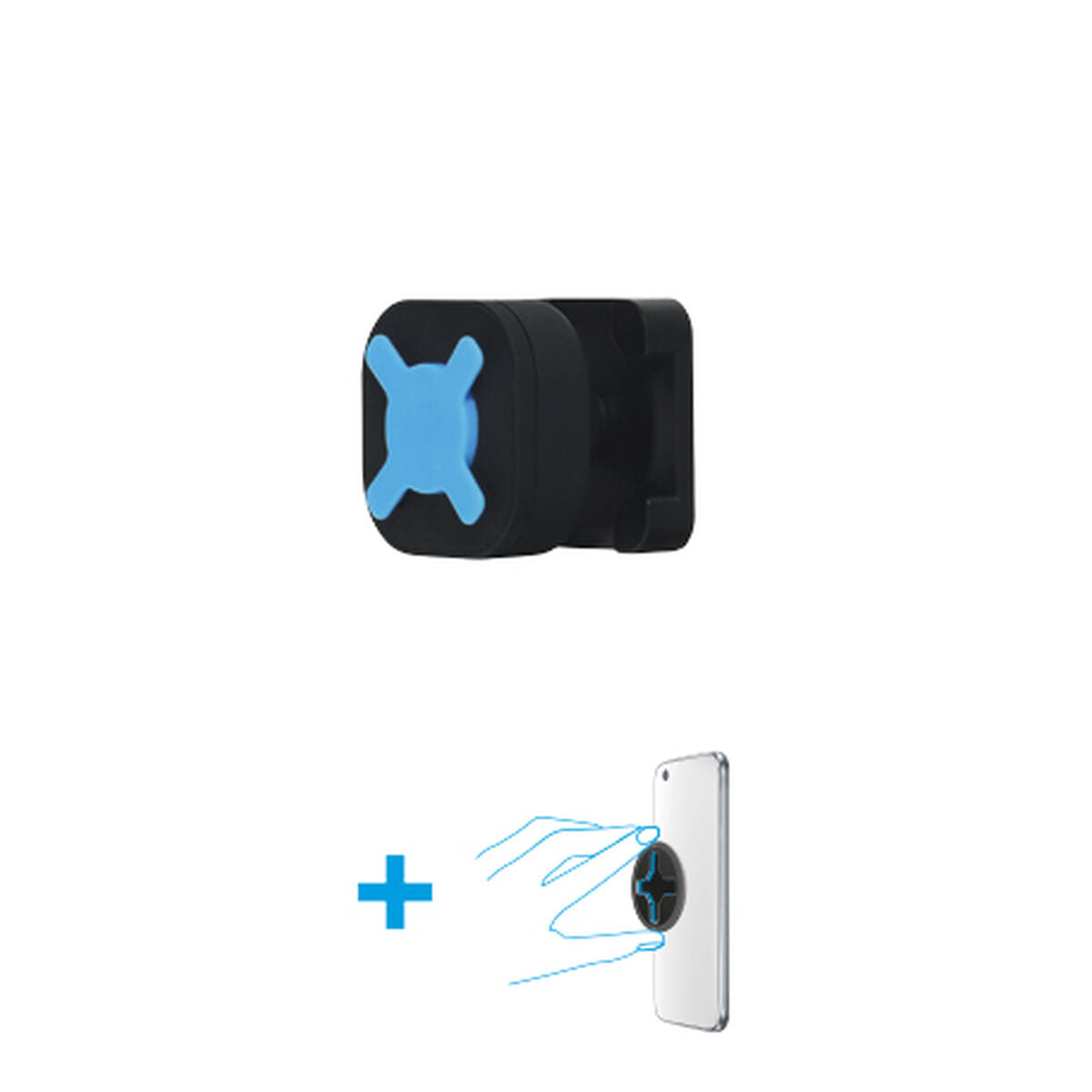 Mobile support Mobilis 044003 Blue Black ABS Plastic Mobile support Mobilis 044003 Blue Black ABS Plastic